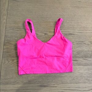 Hot pink lululemon align tank size 10